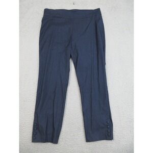 Counterparts Pant Women 14 Blue Corpcore Dark Academia Office Siren Professional